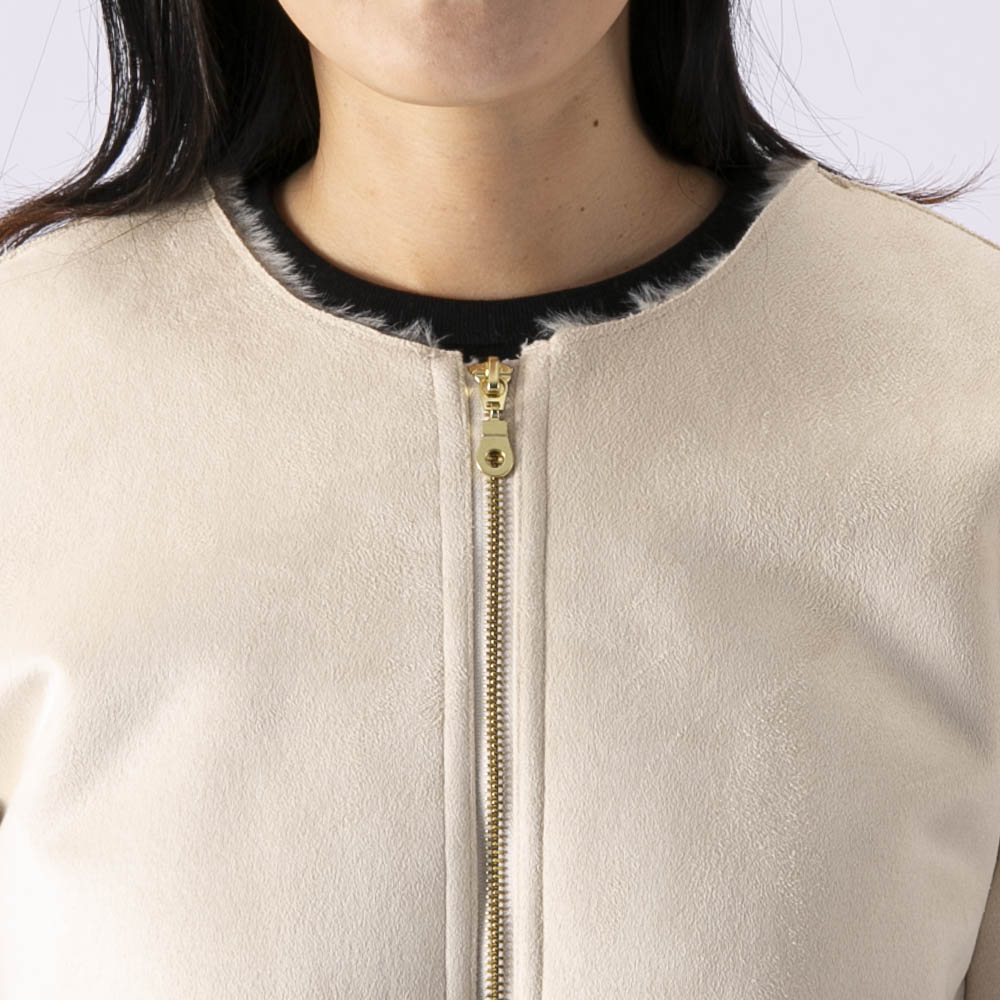 ノアジェ NOA-GE レディースアウター フェイクムートンコート 121-4699-2240【FITHOUSE ONLINE SHOP】