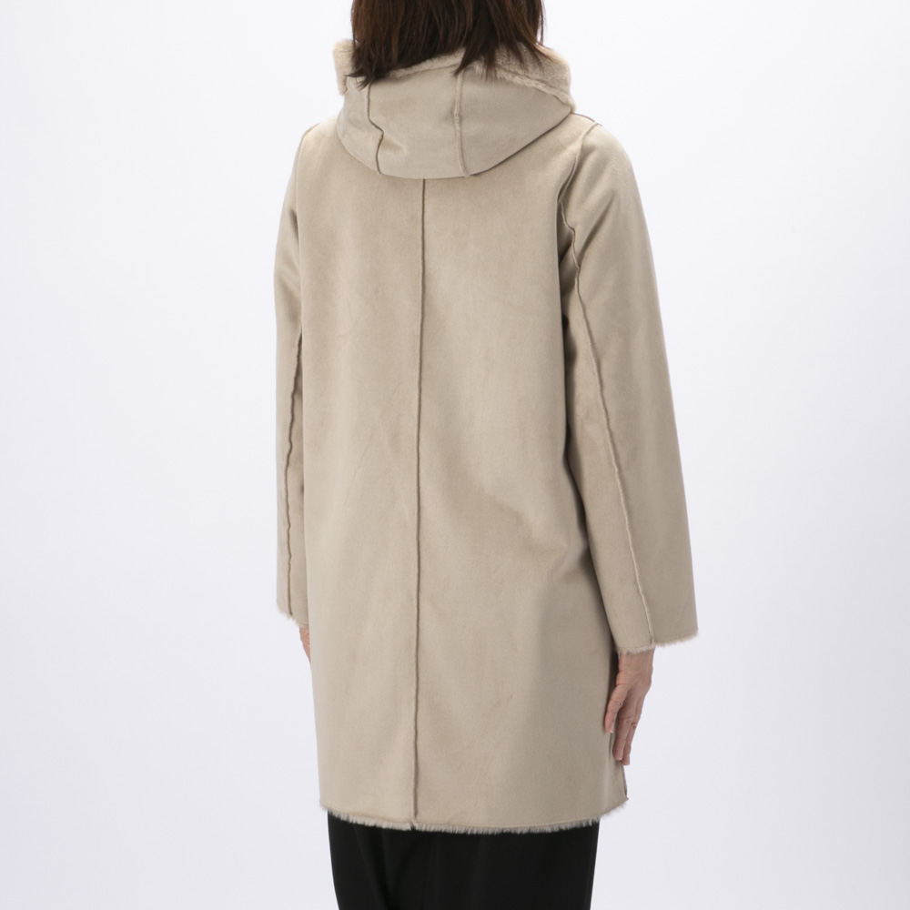 ノアジェ NOA-GE レディースアウター フェイクムートン リバーシブルコート 121-5699-2292/05【FITHOUSE ONLINE SHOP】