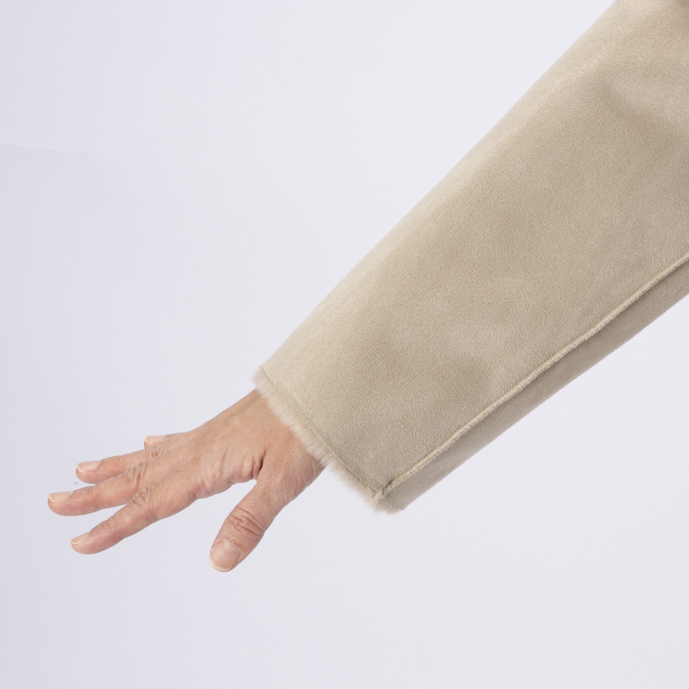 ノアジェ NOA-GE レディースアウター フェイクムートン リバーシブルコート 121-5699-2292/05【FITHOUSE ONLINE SHOP】