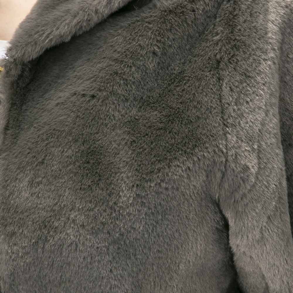 ノアジェ NOA-GE レディースアウター フェイクムートン リバーシブルコート 121-5699-2292/77【FITHOUSE ONLINE SHOP】