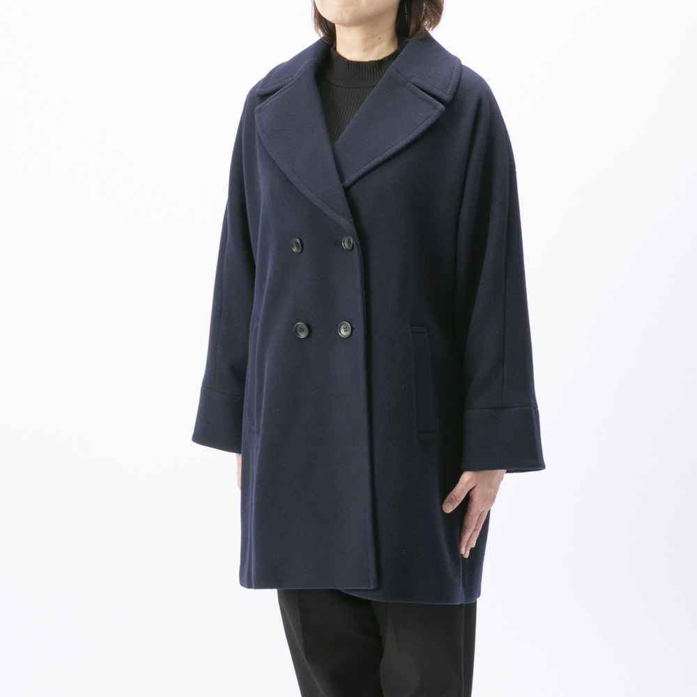 ノアジェ NOA-GE レディースアウター ニットメルトンコート 121-5616-2333/58【FITHOUSE ONLINE SHOP】