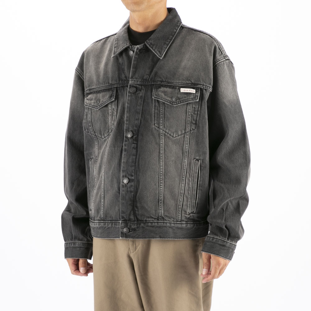 カルバンクラインジーンズ Calvin Klein Jeans メンズアウター 90S BLACK FOG TRUCKER 90年代 デニムトラッカージャケット LV04RB796GRDD【FITHOUSE ONLINE SHOP】