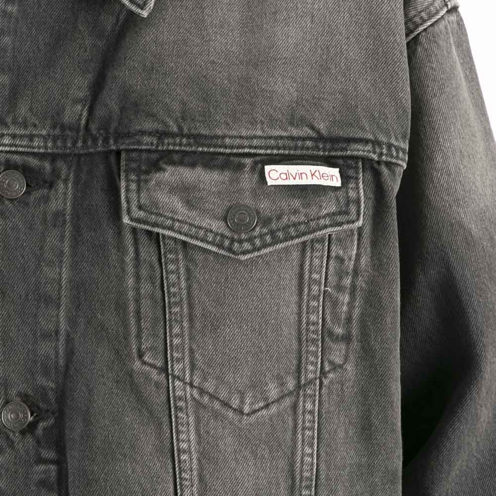 カルバンクラインジーンズ Calvin Klein Jeans メンズアウター 90S BLACK FOG TRUCKER 90年代 デニムトラッカージャケット LV04RB796GRDD【FITHOUSE ONLINE SHOP】