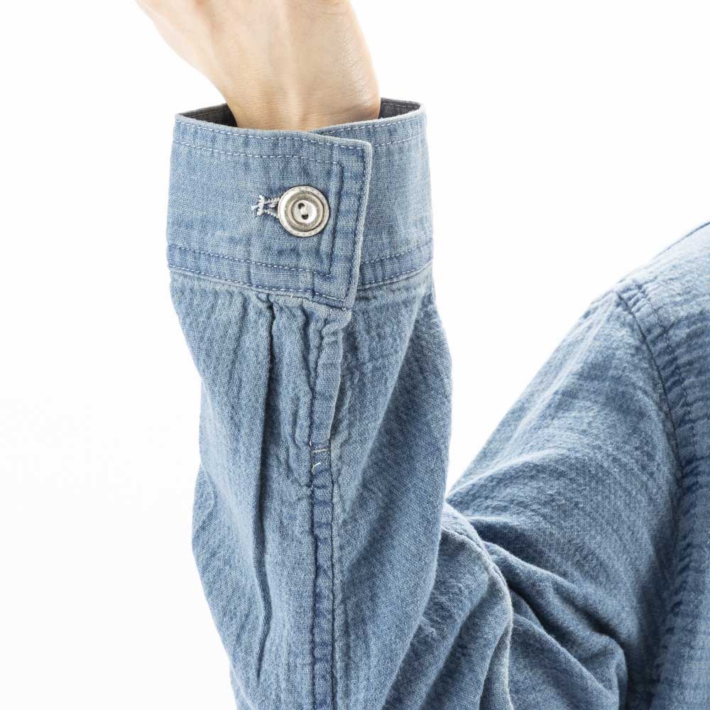 ノアジェ NOA-GE Wガーゼデニムジャケット 121-5299-1183/55【FITHOUSE ONLINE SHOP】
