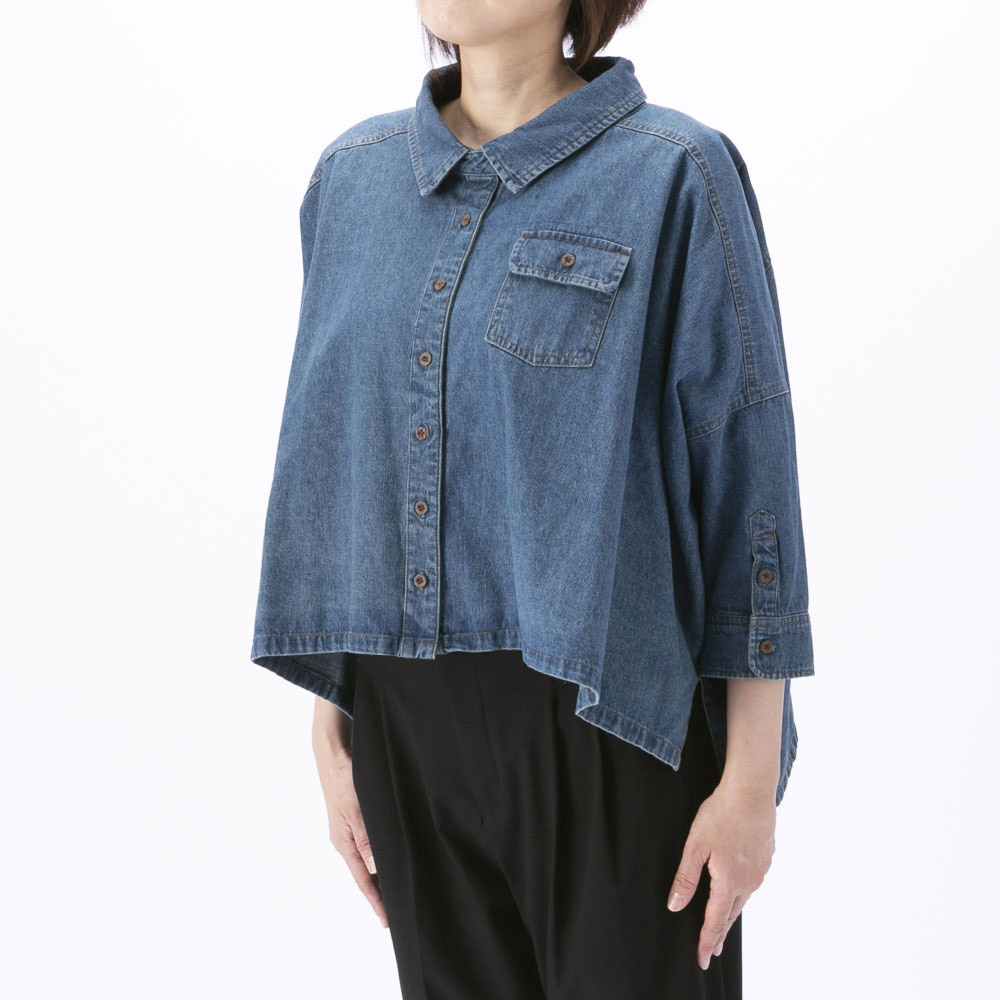 ノアジェ NOA-GE レディーストップス デニムジャケット 121-5599-1295/55【FITHOUSE ONLINE SHOP】