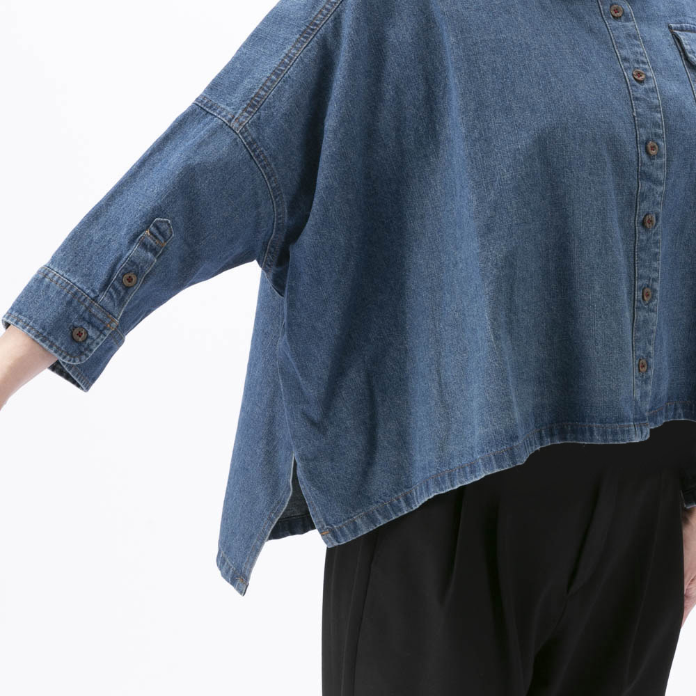 ノアジェ NOA-GE レディーストップス デニムジャケット 121-5599-1295/55【FITHOUSE ONLINE SHOP】
