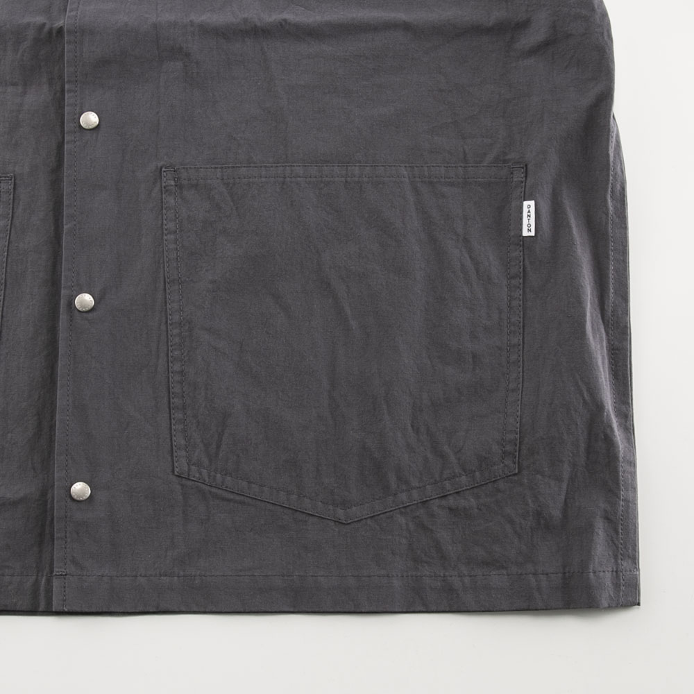 ダントン DANTON メンズシャツ COTTON LINEN COVERALL SHIRT DT-B0240 WCL【FITHOUSE ONLINE SHOP】