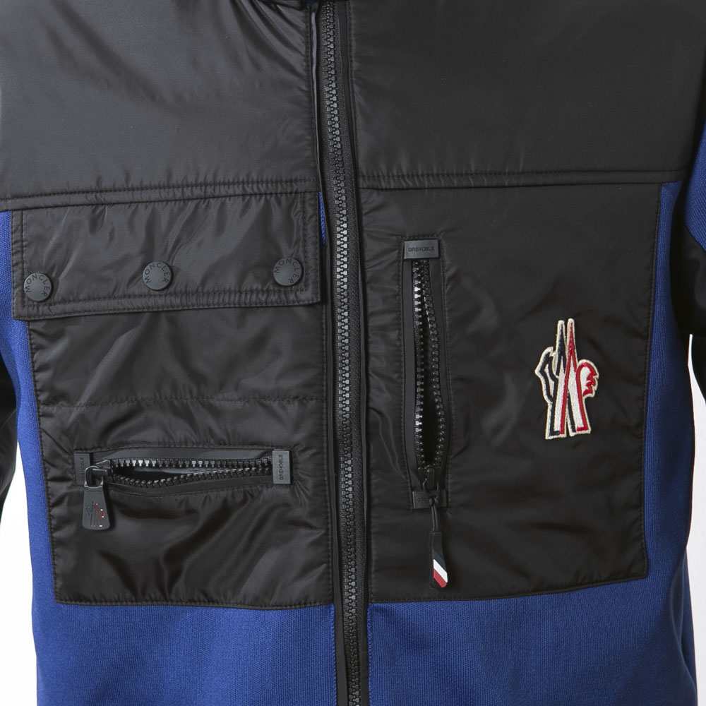 モンクレール MONCLER メンズトップス GRENOBLE異素材MIX前ZIP 9B000.07.M1124【FITHOUSE ONLINE SHOP】