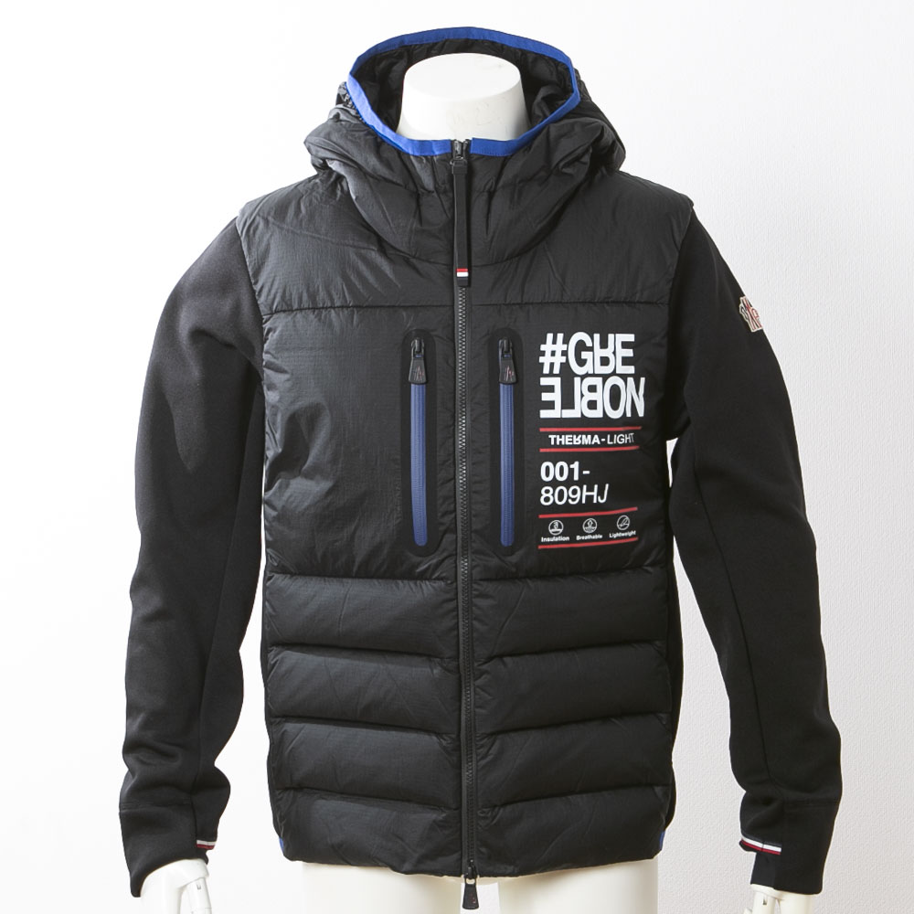 モンクレール MONCLER メンズアウター GRENOBLE反転ロゴ袖ニットナイロンコンビ 8G000.18.809HJ【FITHOUSE ONLINE SHOP】