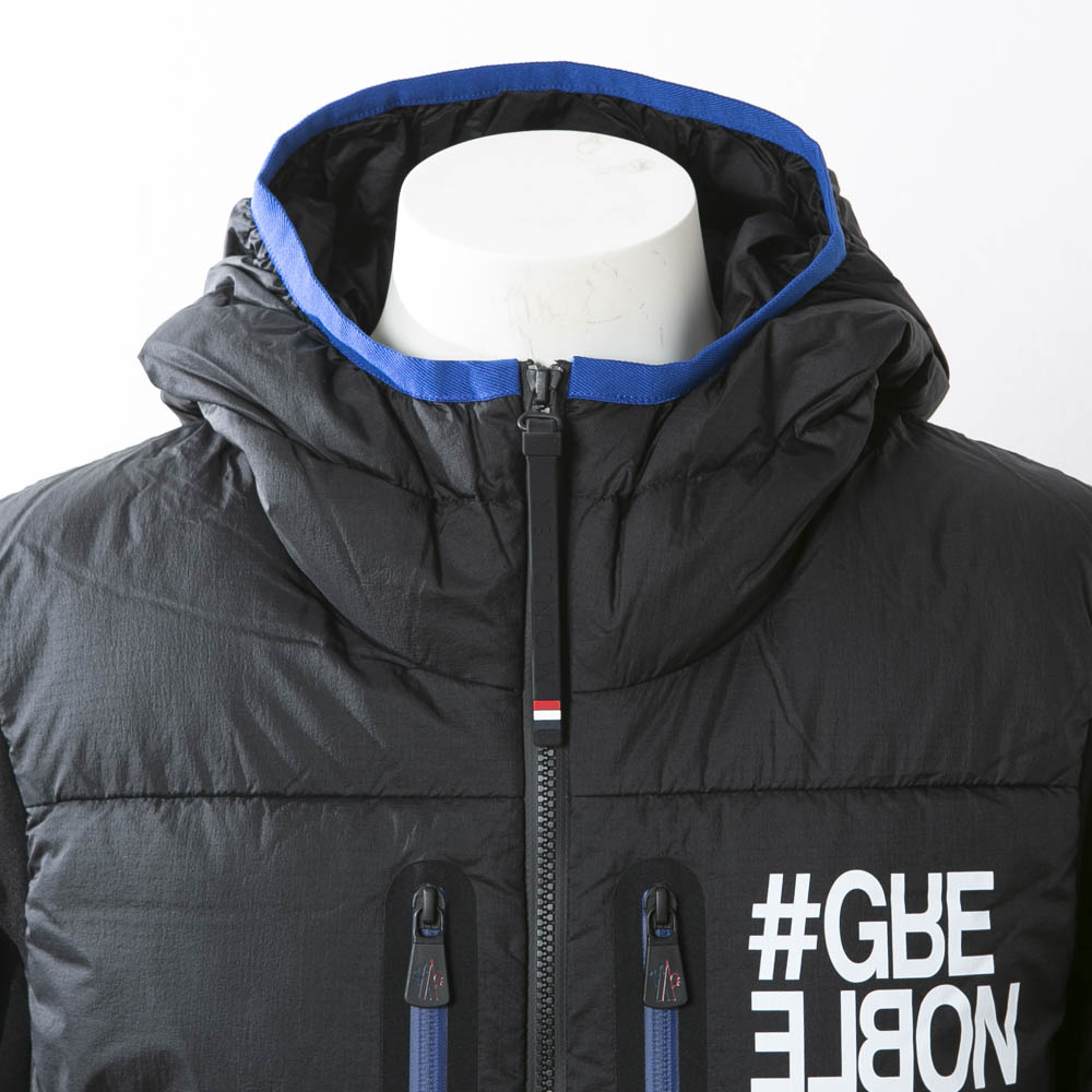 モンクレール MONCLER メンズアウター GRENOBLE反転ロゴ袖ニットナイロンコンビ 8G000.18.809HJ【FITHOUSE ONLINE SHOP】