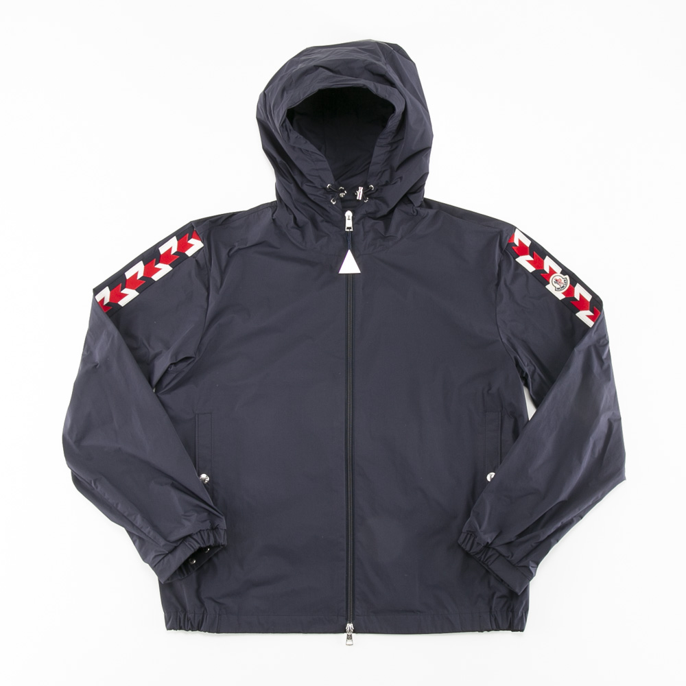 モンクレール MONCLER メンズアウター 袖 グラフィックバンド 撥水ナイロン 軽量 フード MOYSE 1A000.47.54A91【FITHOUSE ONLINE SHOP】