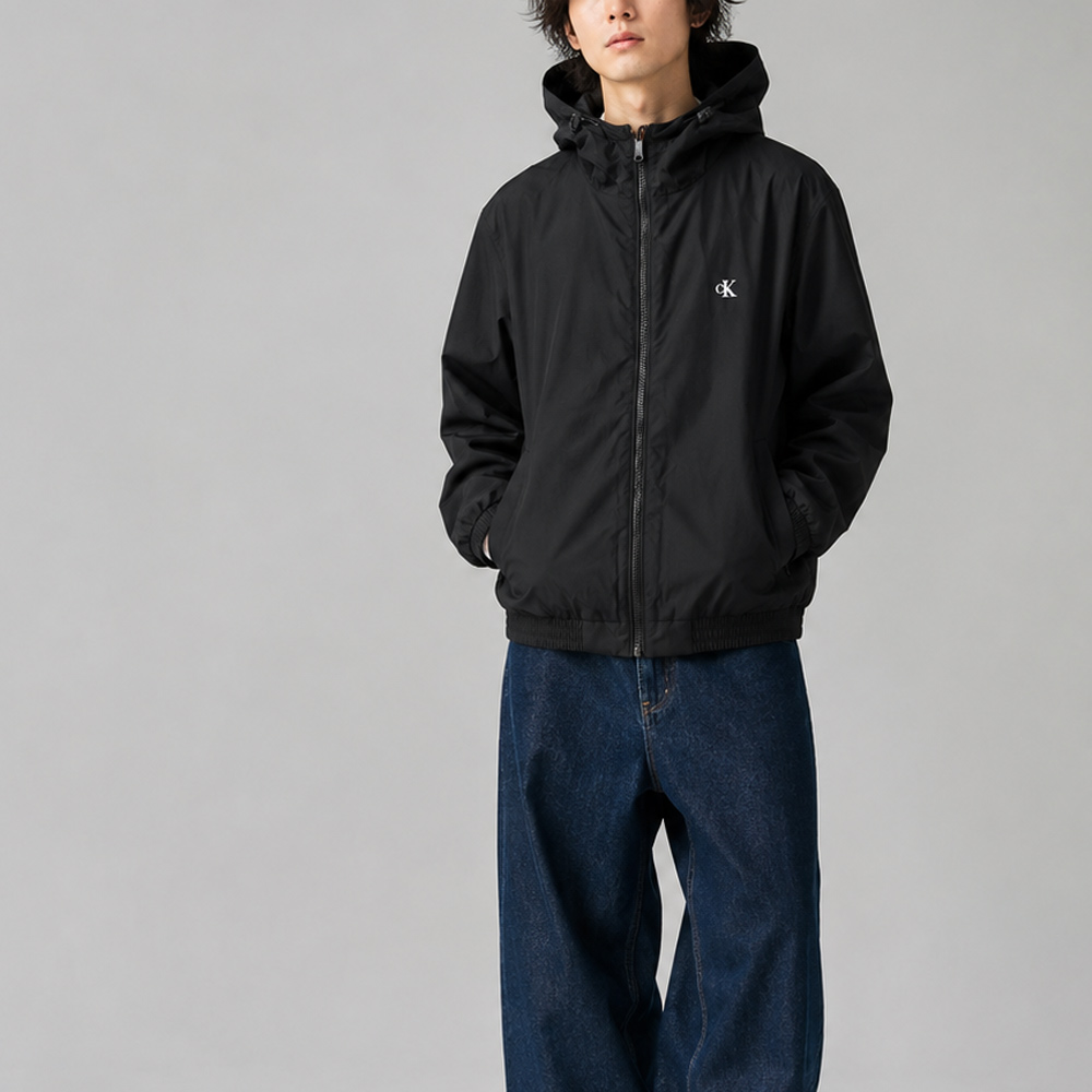 カルバンクラインジーンズ Calvin Klein Jeans メンズアウター LS HOODED RIPSTOP HARRINGTON JKT LV04RE516GUB1【FITHOUSE ONLINE SHOP】