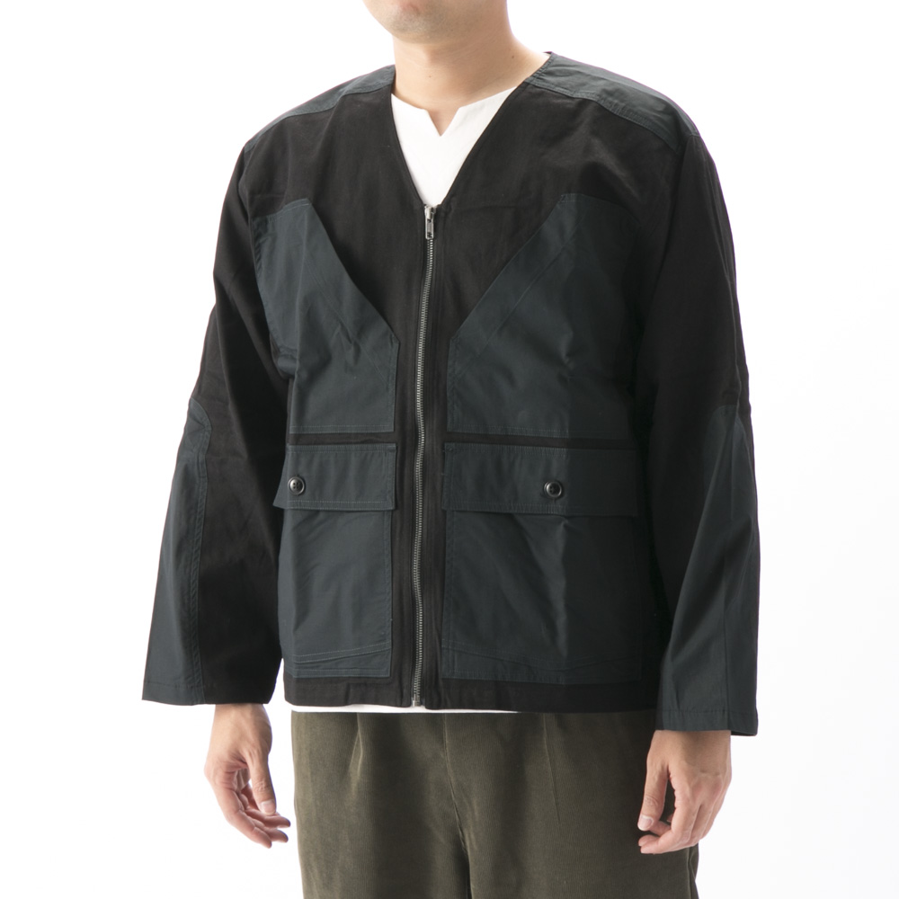 パスタイムラボ PASTIME LAB メンズアウター ツイル切替ブルゾン PTL-1-0083【FITHOUSE ONLINE SHOP】