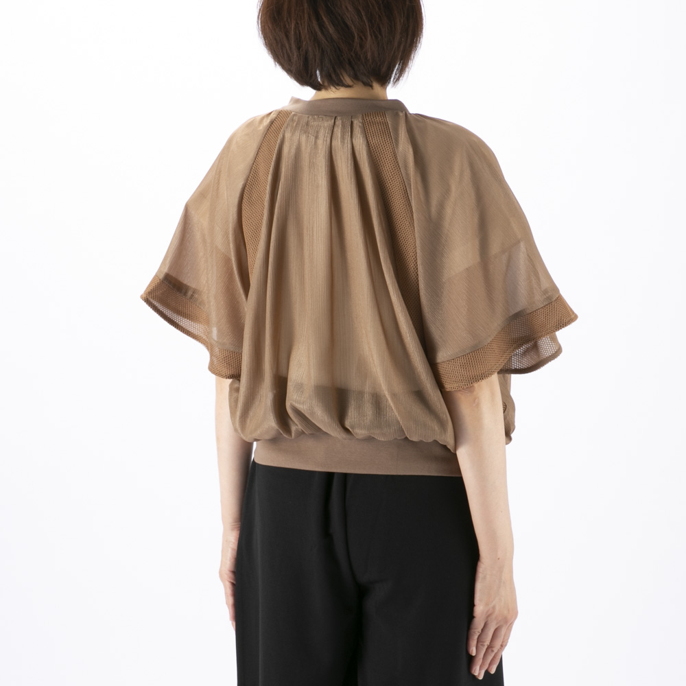 バントロア vingtrois レディーストップス シアーフレンチブルゾン 922-33234【FITHOUSE ONLINE SHOP】