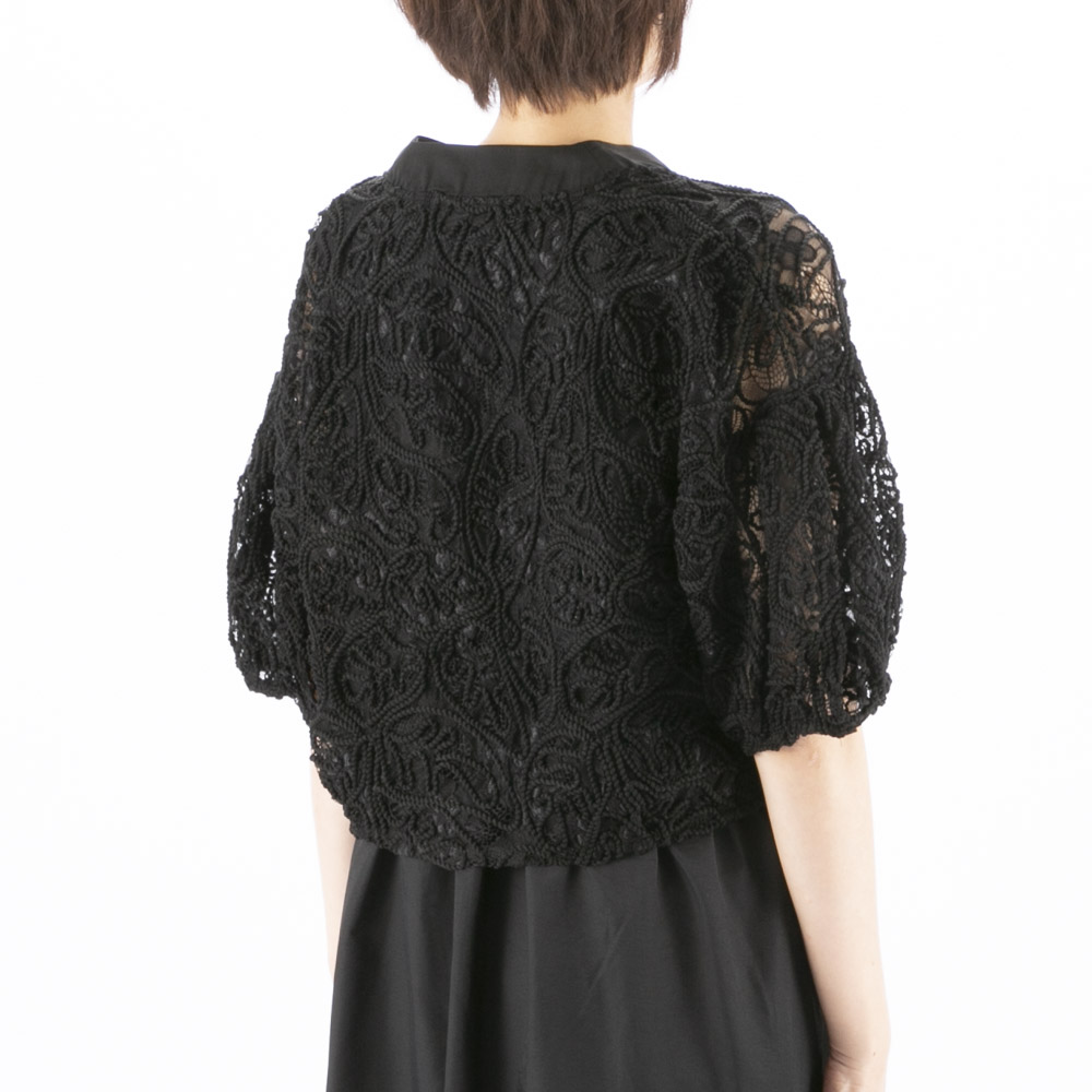 バントロア vingtrois レディーストップス コード刺繍ブルゾン 293-33242【FITHOUSE ONLINE SHOP】