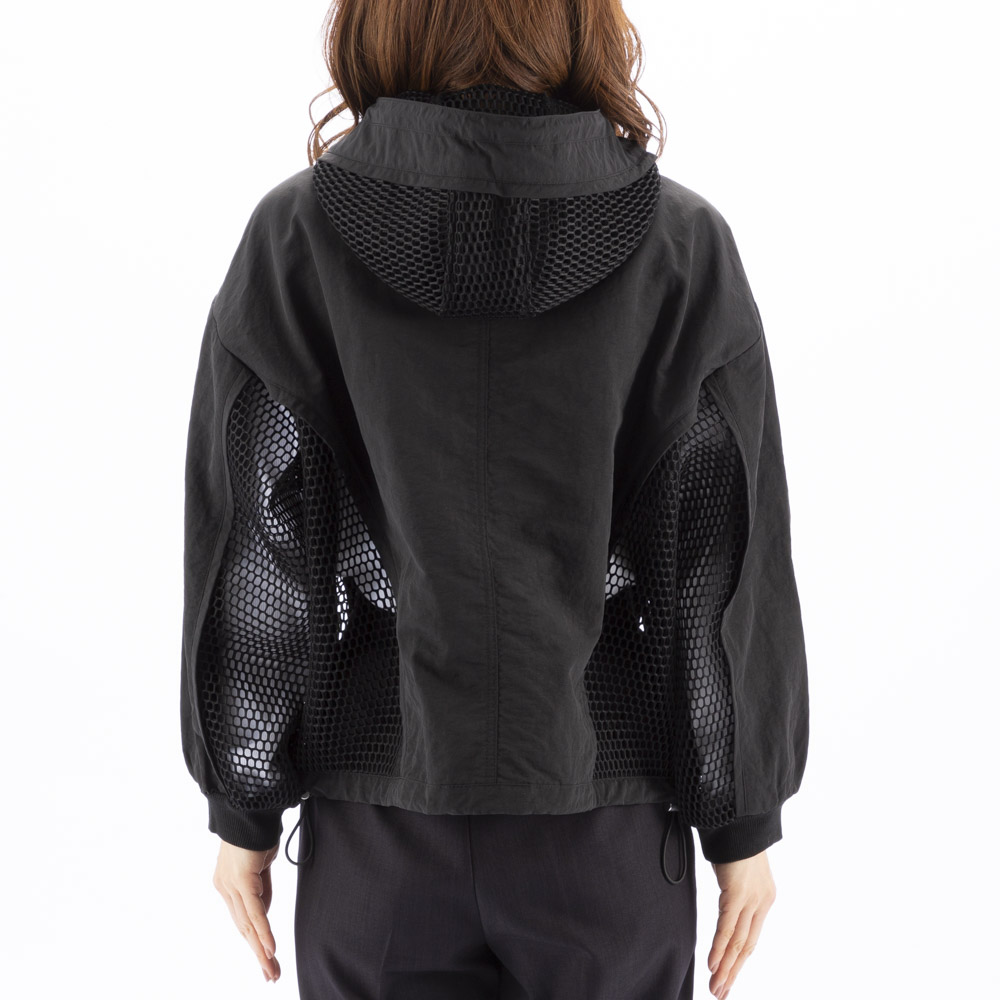 ノアジェ NOA-GE ナイロンワッシャーメッシュ使いジャケット 121-5299-1228/79【FITHOUSE ONLINE SHOP】