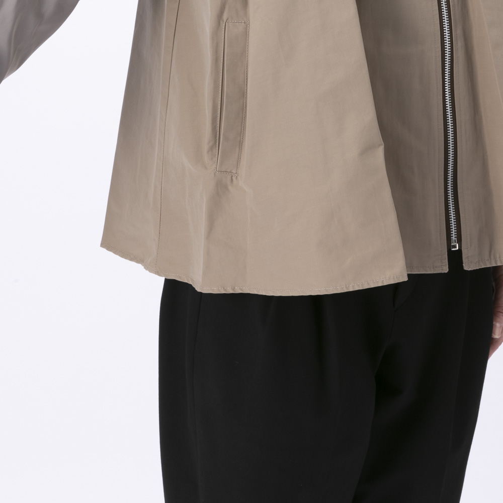 ノアジェ NOA-GE ギャザーブルゾン 別布使いジャケット 121-5599-1303/05【FITHOUSE ONLINE SHOP】