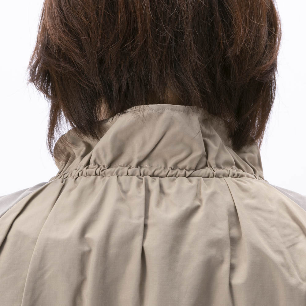 ノアジェ NOA-GE ギャザーブルゾン 別布使いジャケット 121-5599-1303/05【FITHOUSE ONLINE SHOP】