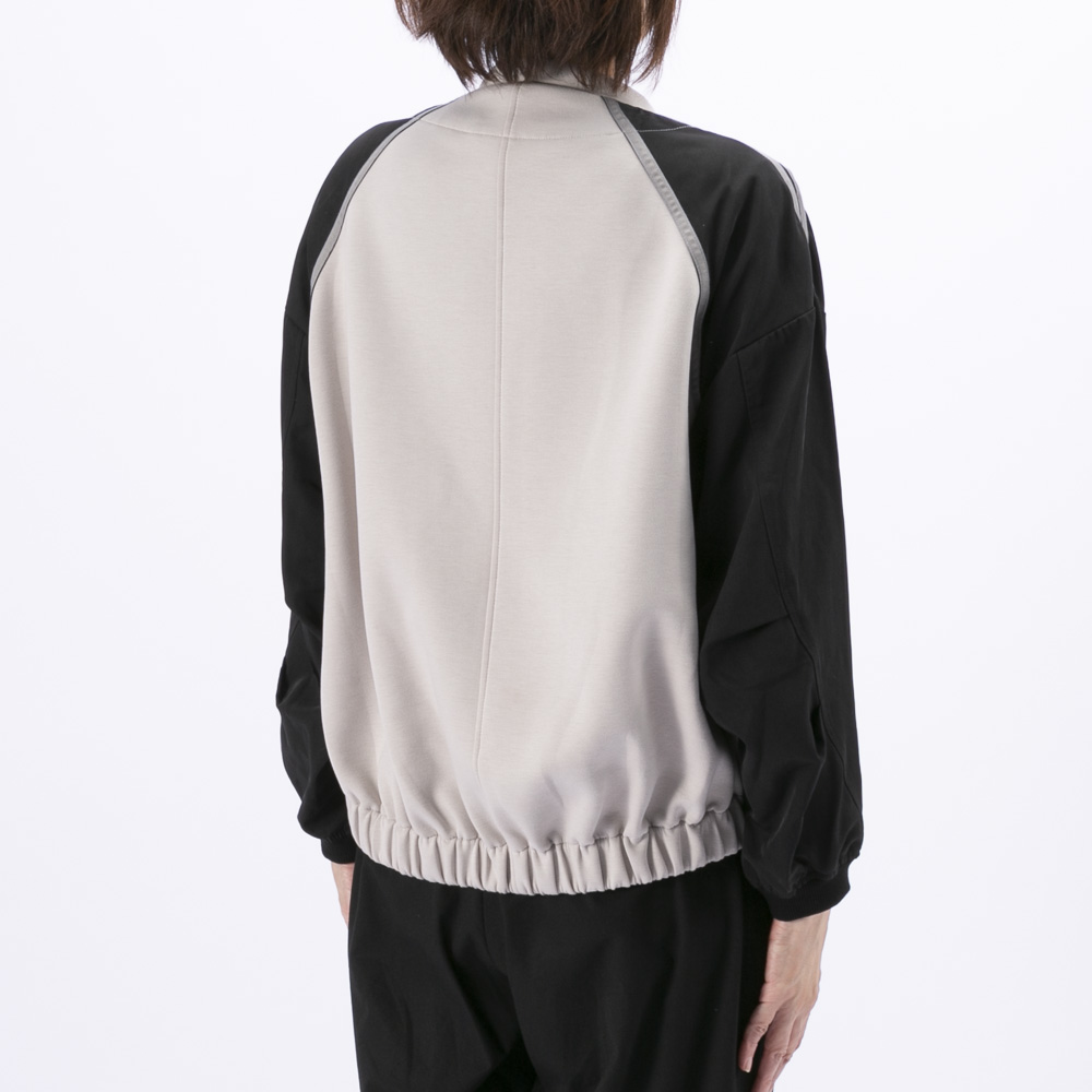 ノアジェ NOA-GE レディースアウター ダンボールニットテープ使い ブルゾン 121-5599-1294/03【FITHOUSE ONLINE SHOP】