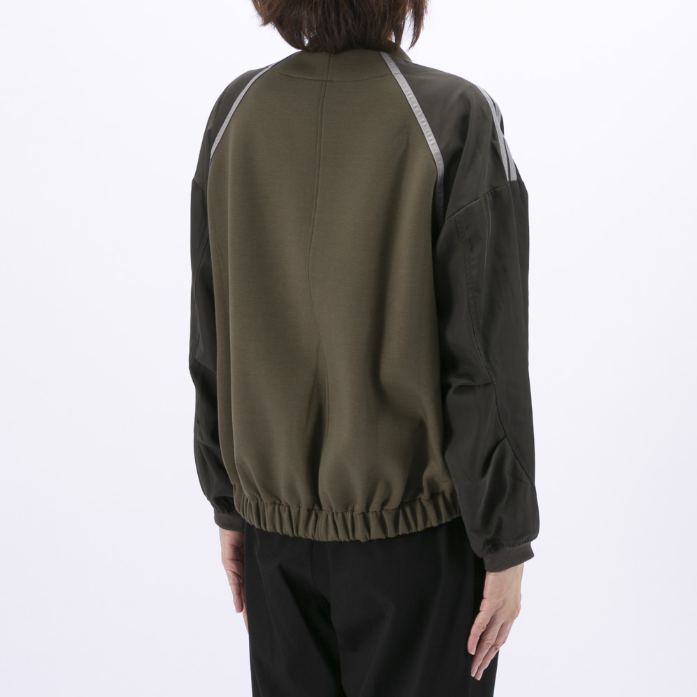 ノアジェ NOA-GE レディースアウター ダンボールニットテープ使い ブルゾン 121-5599-1294/48【FITHOUSE ONLINE SHOP】