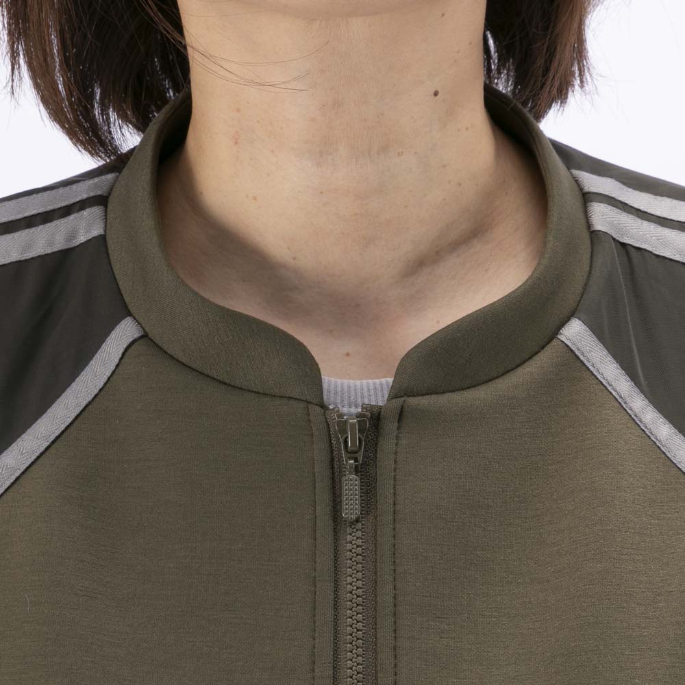 ノアジェ NOA-GE レディースアウター ダンボールニットテープ使い ブルゾン 121-5599-1294/48【FITHOUSE ONLINE SHOP】