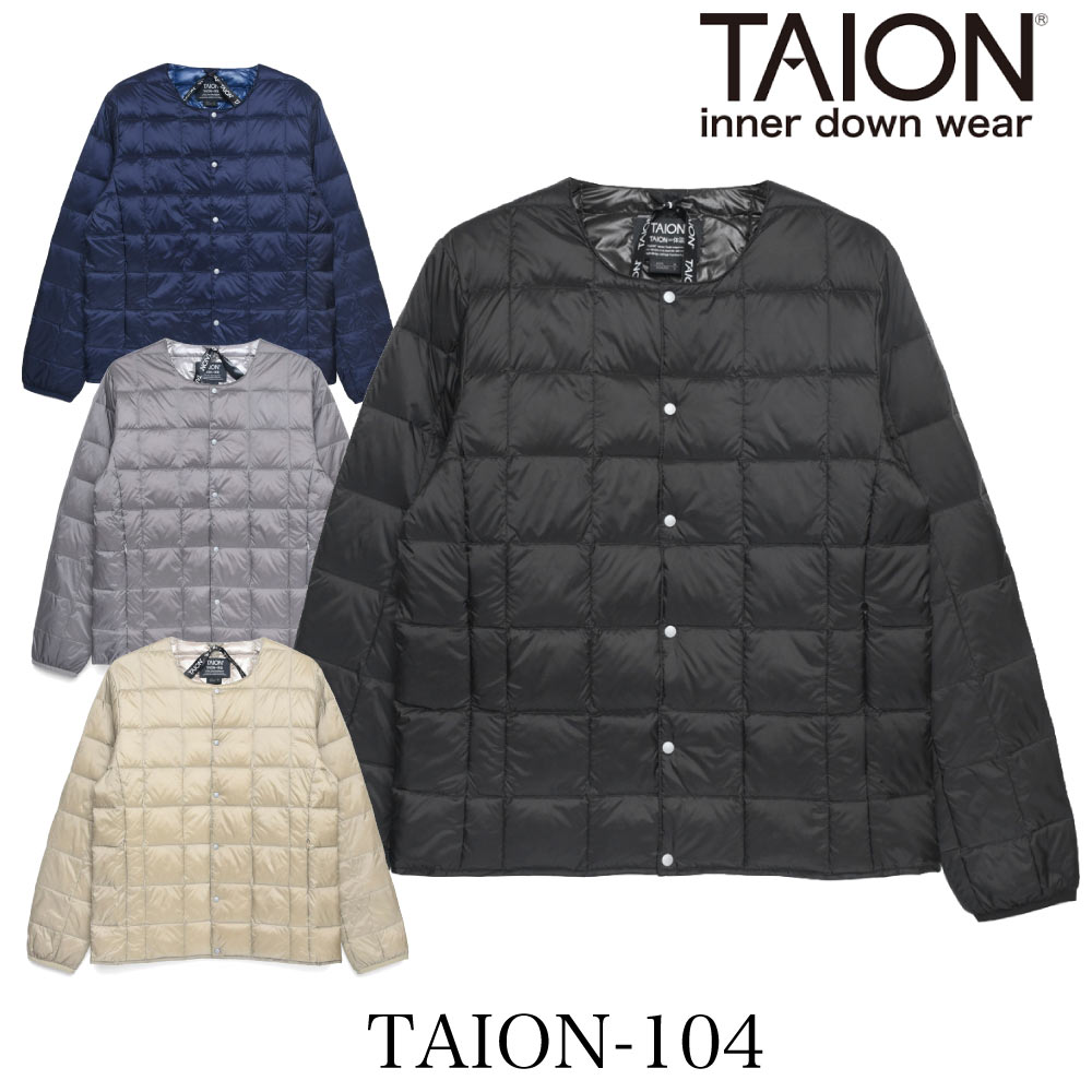タイオン TAION メンズアウター クルーネックボタンダウンJKT TAION-104【FITHOUSE ONLINE SHOP】
