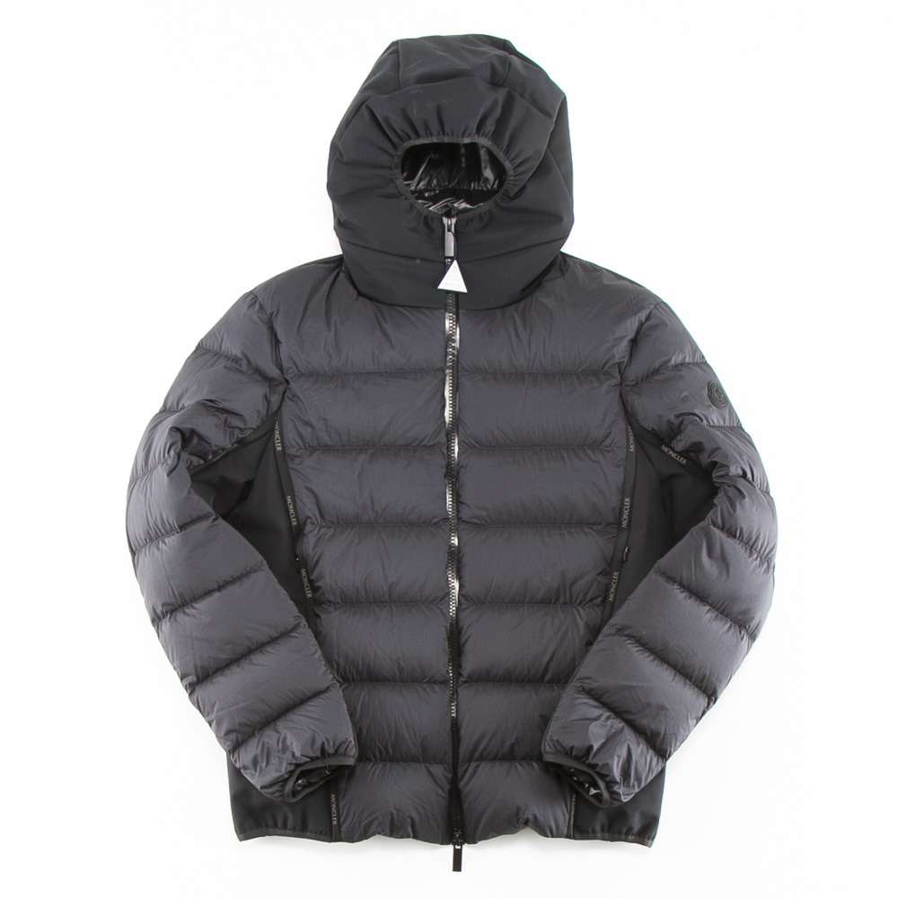 モンクレール MONCLER メンズアウター MORVAN 袖 脇ロゴ 反射リボン 切り替え フード付 ショートD 1A001.94.595FD【FITHOUSE ONLINE SHOP】