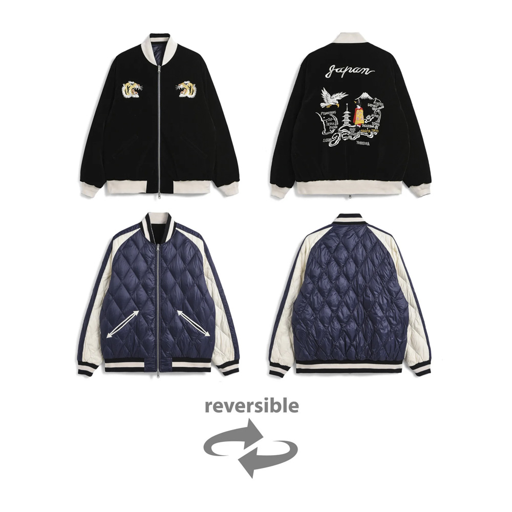 タイオン TAION メンズアウター REVERSIBLE SKAJAN DOWN JKT TAION⁻JK04JS【FITHOUSE ONLINE SHOP】