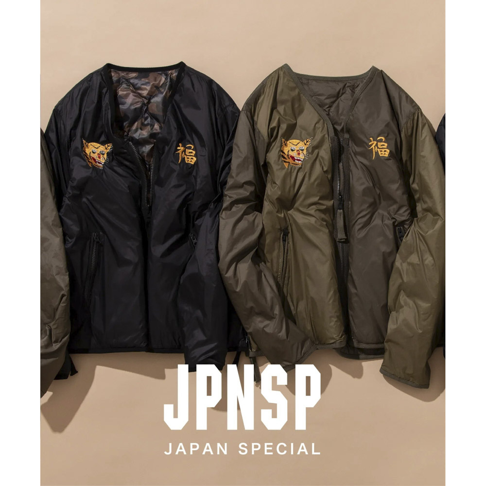 タイオン TAION メンズアウター REVERSIBLE VETJAN DOWN JACKET リバーシブル ベトジャン ダウンジャケット TAION-JK03JS【FITHOUSE ONLINE SHOP】
