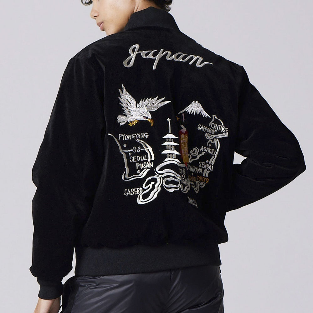 タイオン TAION メンズアウター REVERSIBLE SKAJAN DOWN JKT リバーシブル スカジャン ダウンジャケット TAION-JK04JS【FITHOUSE ONLINE SHOP】