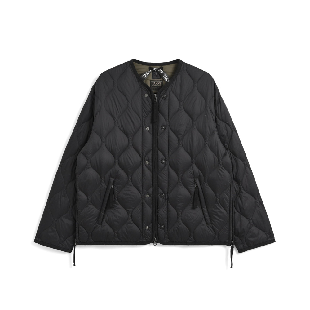 タイオン TAION レディースアウター ミリタリー M65 ライナーWジップ ショートダウンジャケット ソフトシェル WM65LSZBML-1SH【FITHOUSE ONLINE SHOP】