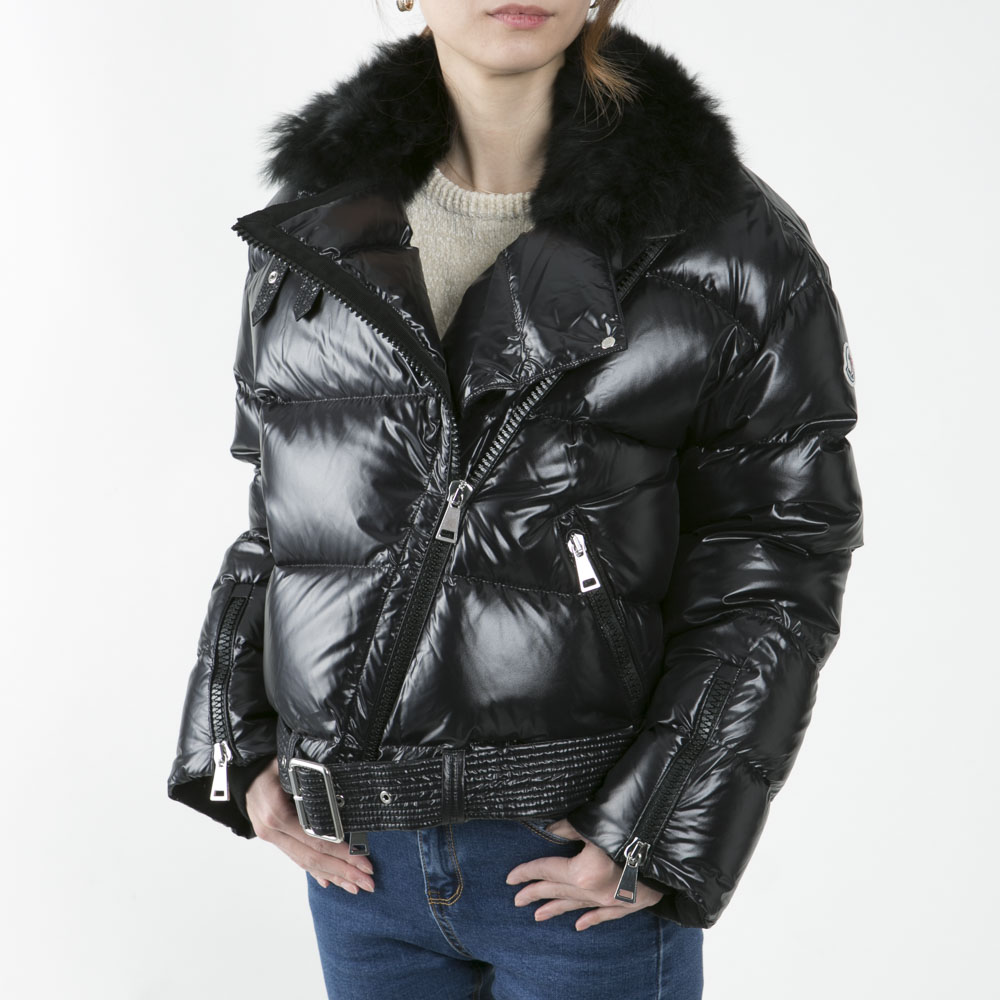 モンクレール MONCLER アパレルアウター 腕マークファー付ショートダウン46395 FOULQUE【FITHOUSE ONLINE SHOP】