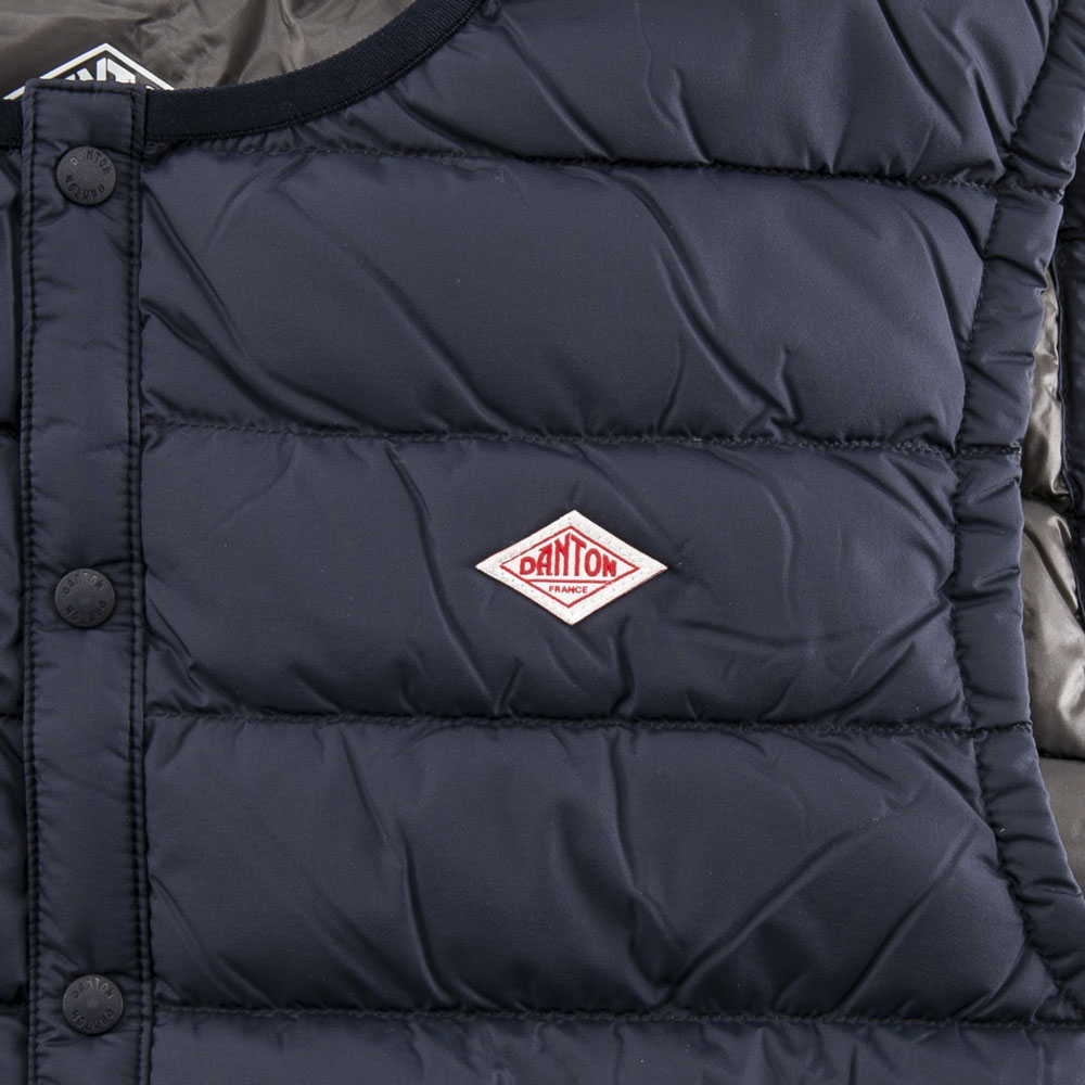 ダントン DANTON メンズトップス CREWNECK INNER DOWN VEST DT-A0026 NNF【FITHOUSE ONLINE SHOP】