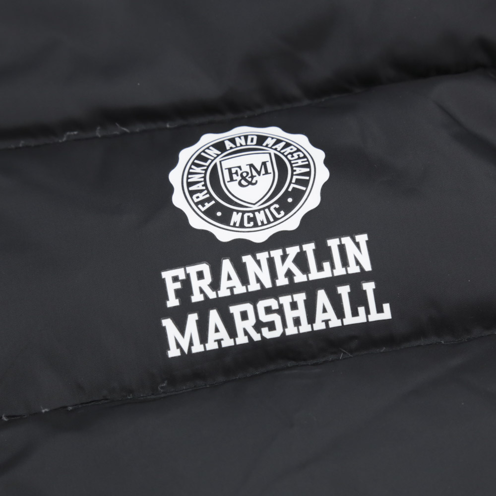 フランクリンマーシャル FRANKLIN&MARSHALL メンズアウター ダウンベスト JKMF121AN-BLACK【FITHOUSE ONLINE SHOP】