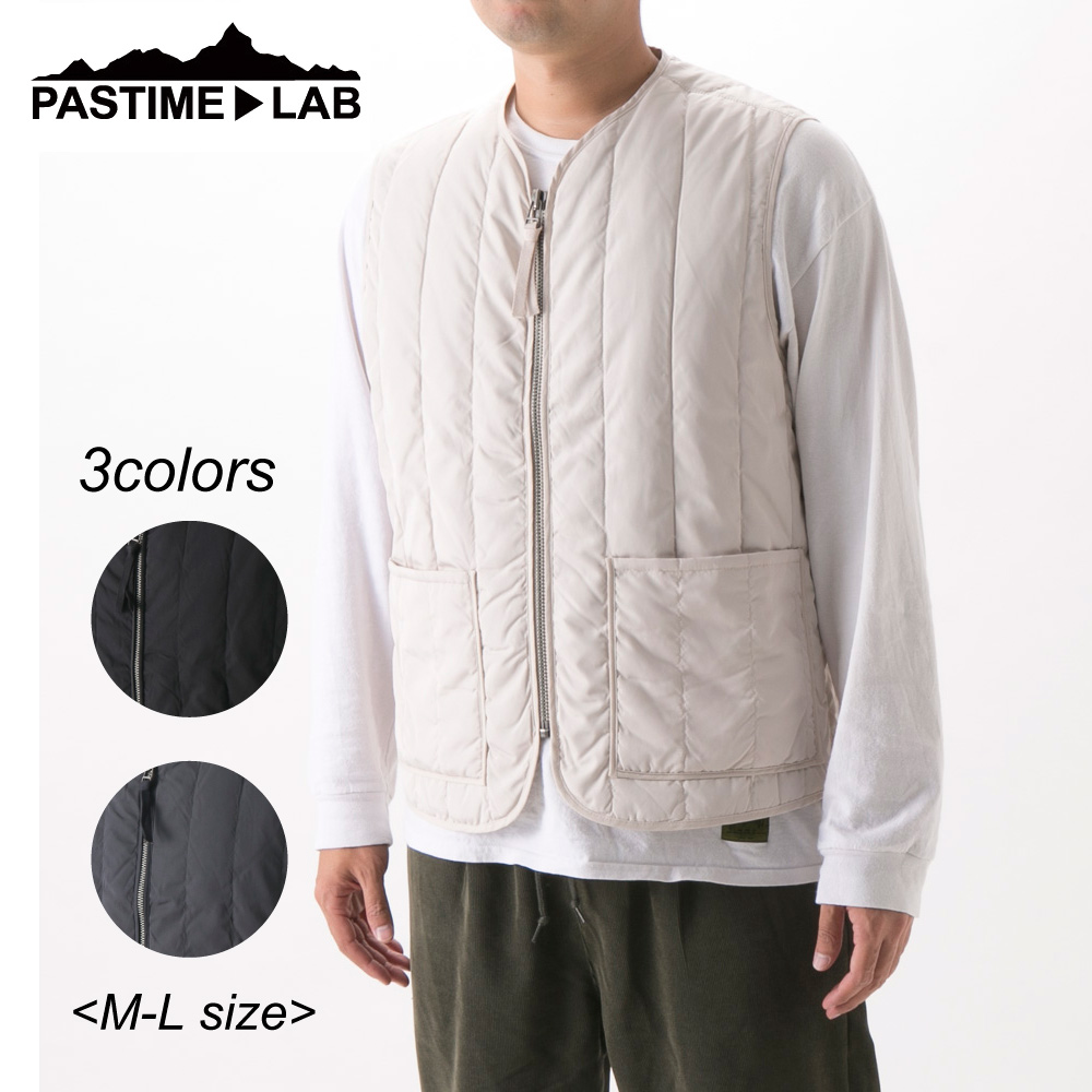 パスタイムラボ PASTIME▶LAB メンズトップス キルティングミリタリーベスト PTL-3-0005【FITHOUSE ONLINE SHOP】