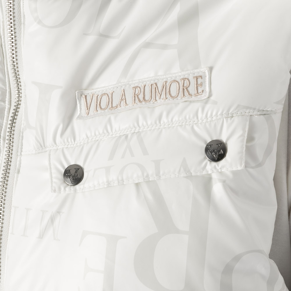 ヴィオラ VIOLA メンズトップス フード脱着 中綿ベスト 総柄 Y62100【FITHOUSE ONLINE SHOP】