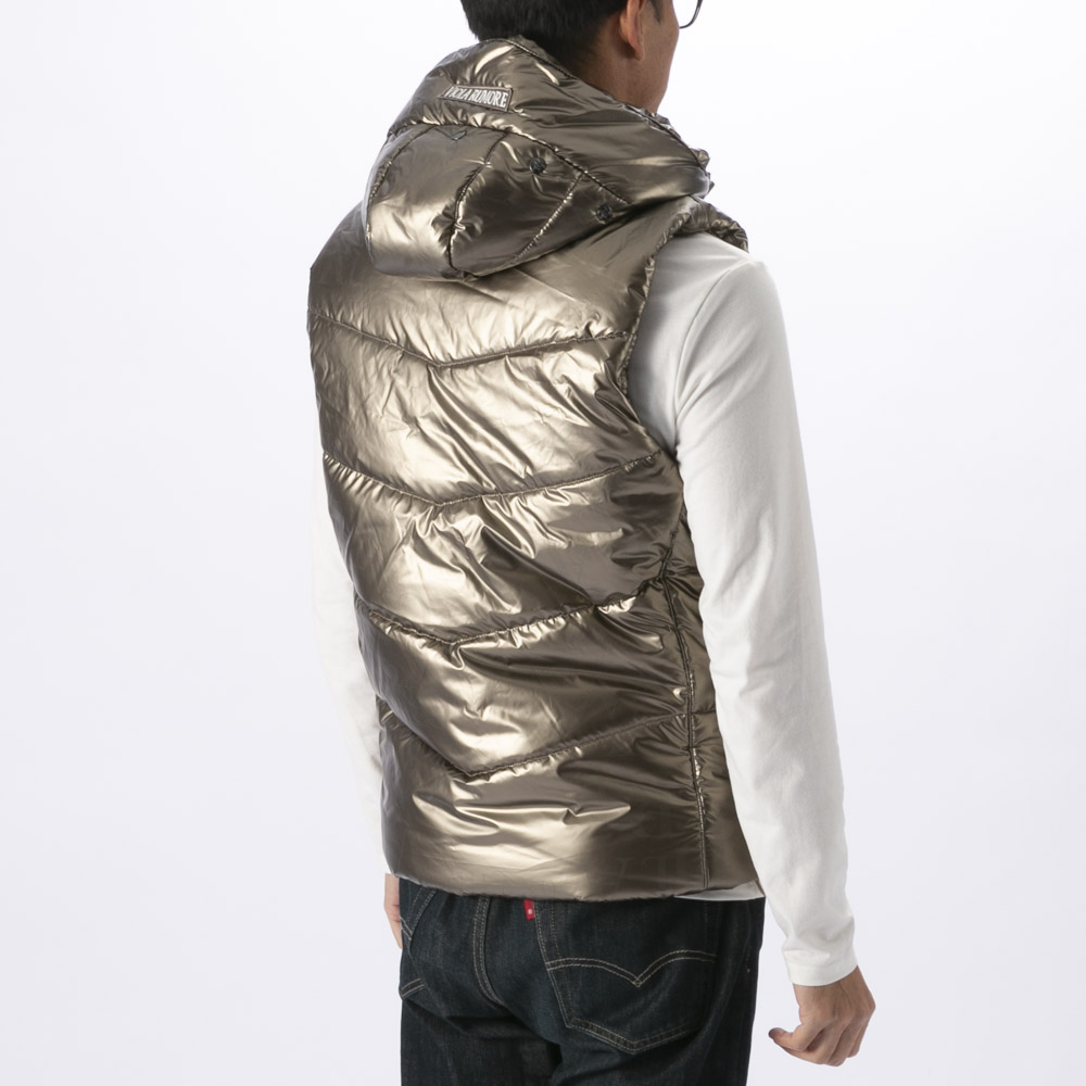 ヴィオラ VIOLA メンズトップス フード脱着 中綿ベスト Y62100【FITHOUSE ONLINE SHOP】