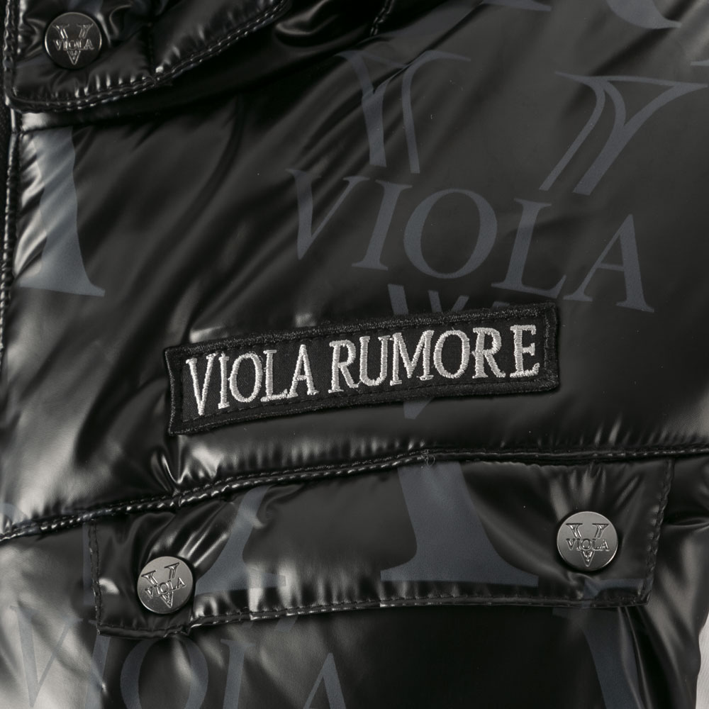 ヴィオラ VIOLA メンズトップス フード脱着 中綿ベスト 総柄 Y62100【FITHOUSE ONLINE SHOP】