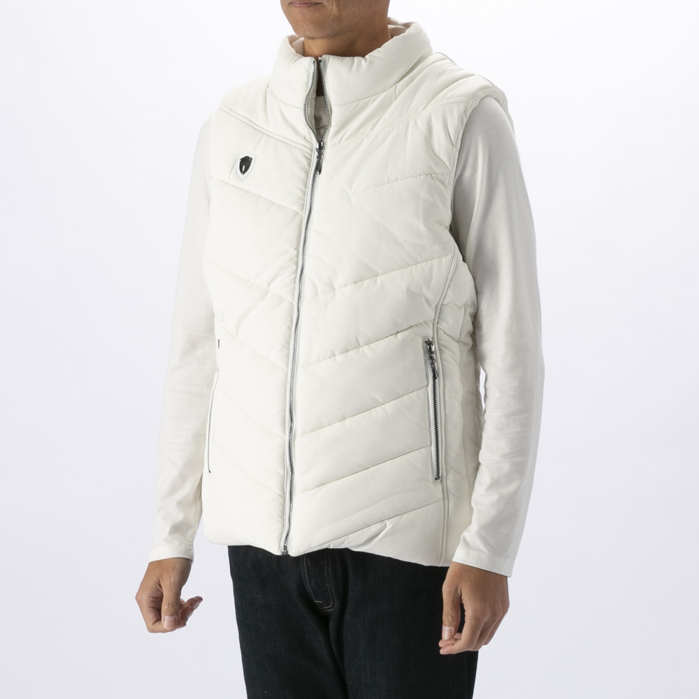 ヴィオラ VIOLA メンズトップス 中綿ベスト フェイクレザー Y62102【FITHOUSE ONLINE SHOP】