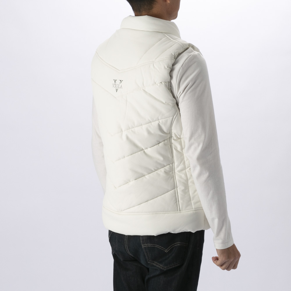 ヴィオラ VIOLA メンズトップス 中綿ベスト フェイクレザー Y62102【FITHOUSE ONLINE SHOP】