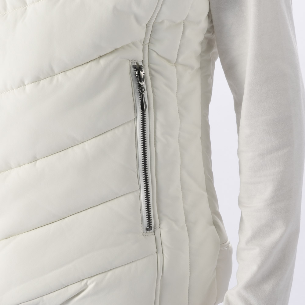 ヴィオラ VIOLA メンズトップス 中綿ベスト フェイクレザー Y62102【FITHOUSE ONLINE SHOP】