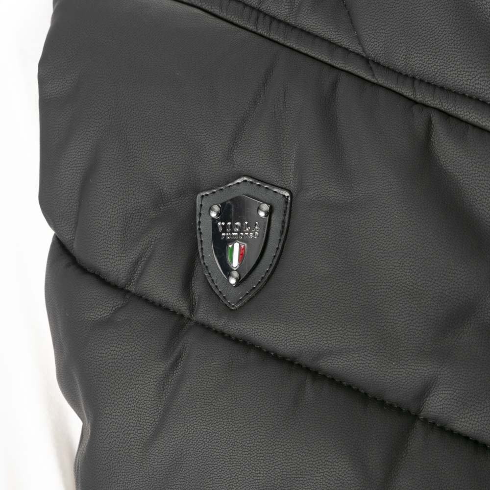 ヴィオラ VIOLA メンズトップス 中綿ベスト フェイクレザー Y62102【FITHOUSE ONLINE SHOP】