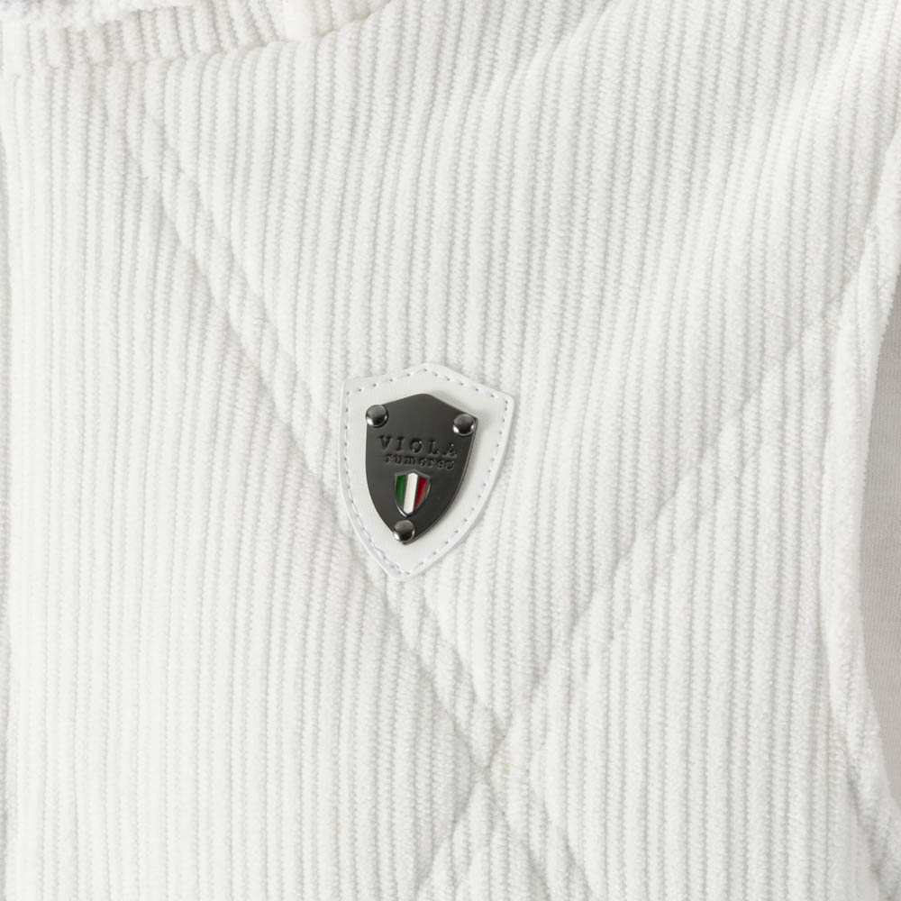 ヴィオラ VIOLA メンズトップス ストライプ 起毛 中綿ベスト フード脱着 Y62104【FITHOUSE ONLINE SHOP】