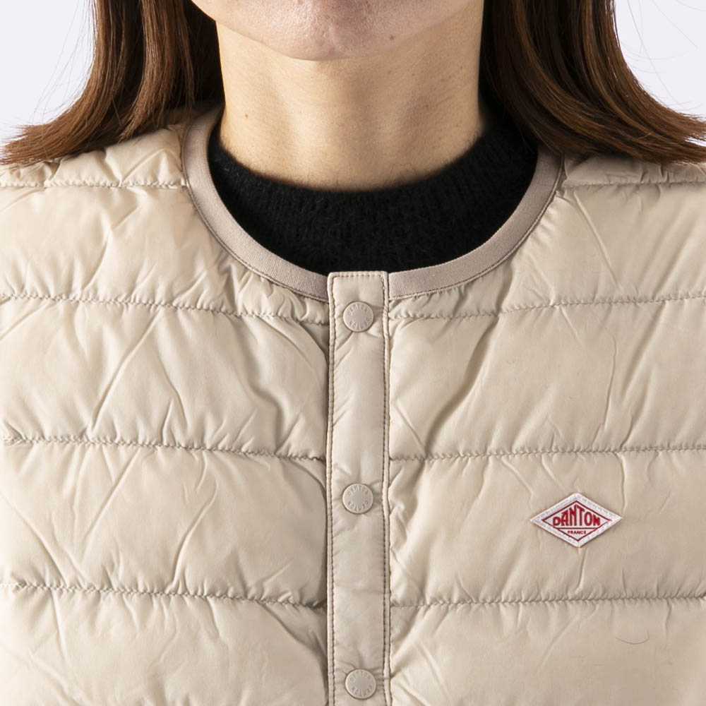 ダントン DANTON レディーストップス CREWNECK INNER DOWN VEST DT-A0002 NNF【FITHOUSE ONLINE SHOP】