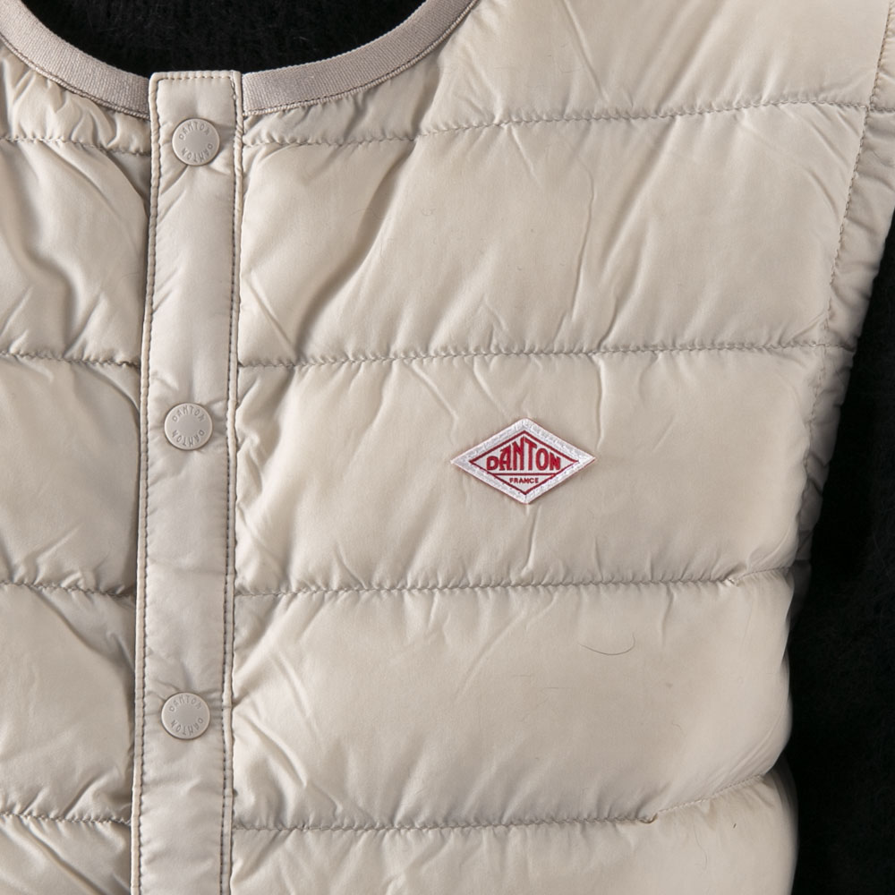 ダントン DANTON レディーストップス CREWNECK INNER DOWN VEST DT-A0002 NNF【FITHOUSE ONLINE SHOP】
