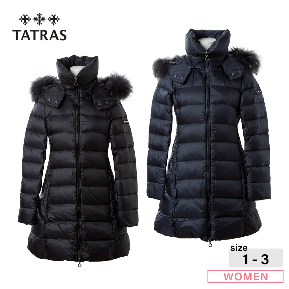 タトラス TATRAS レディースアウター SARMA ファー付ミドル丈ダウンコート LTAT22A4794-D【FITHOUSE ONLINE SHOP】