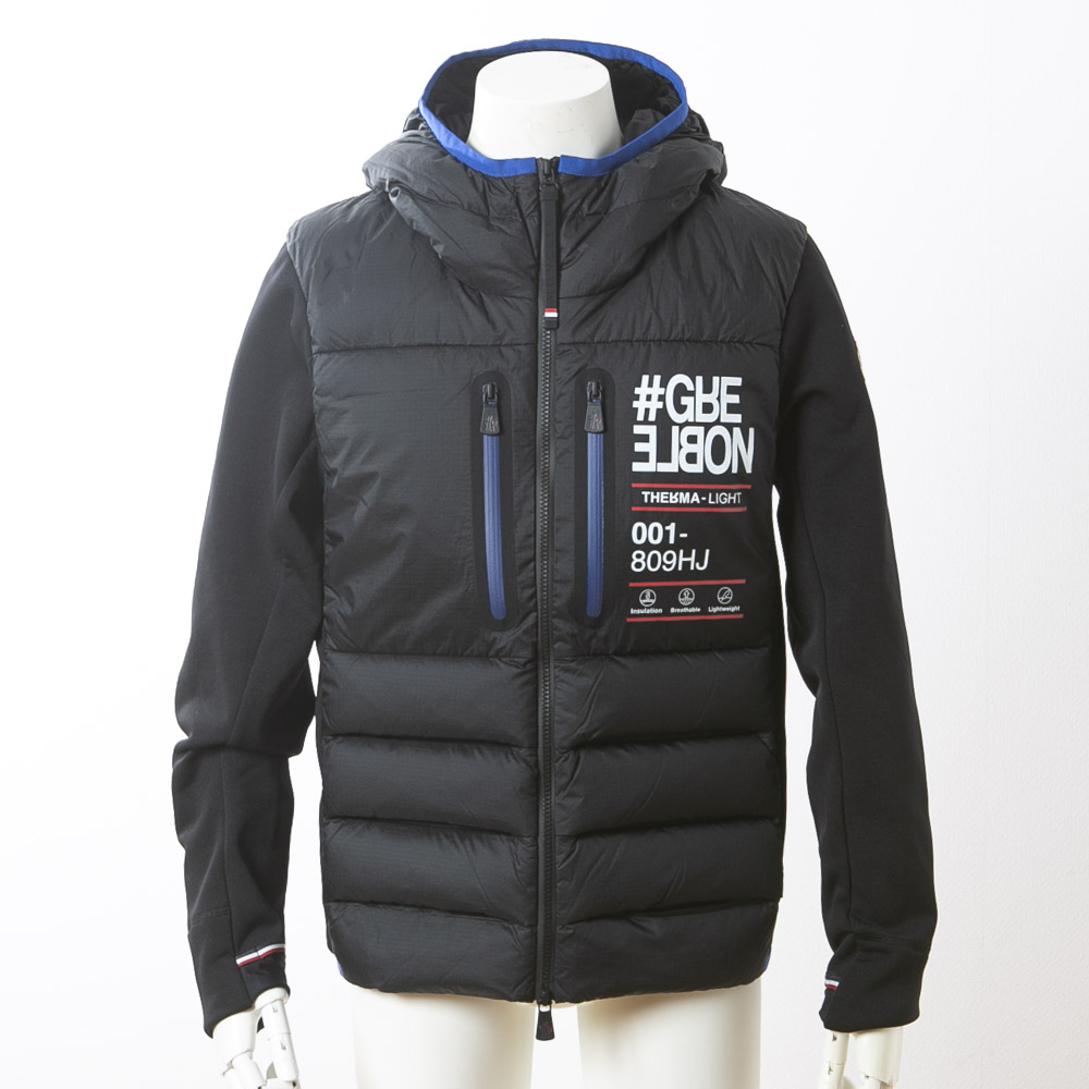 モンクレール MONCLER メンズアウター GRENOBLE 反転ロゴ 袖ニット ナイロン コンビ 8G000.18.809HJ【FITHOUSE ONLINE SHOP】