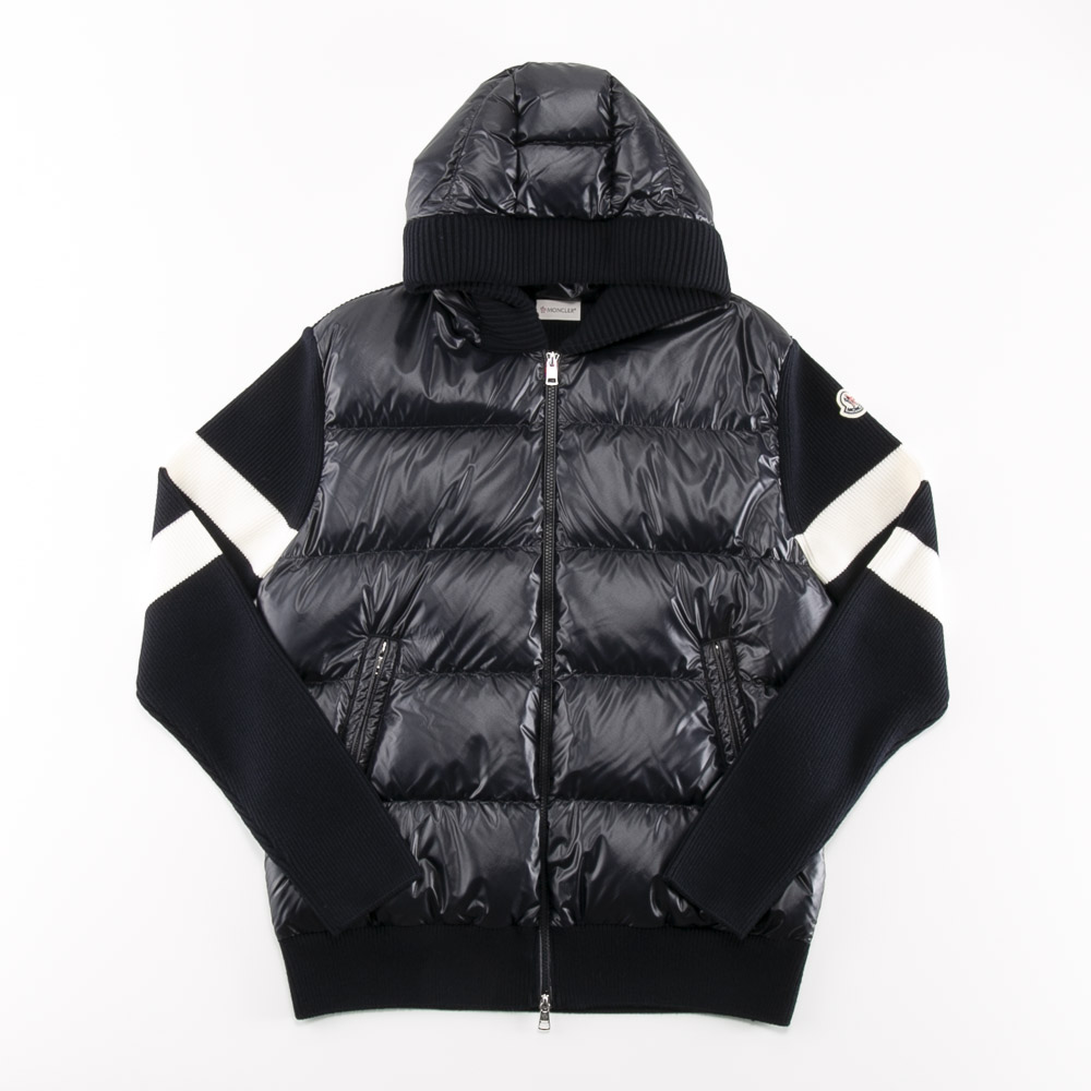 モンクレール MONCLER メンズアウター 袖 パネル ニット&身頃ダウン コンビ 9B000.17.M1131【FITHOUSE ONLINE SHOP】