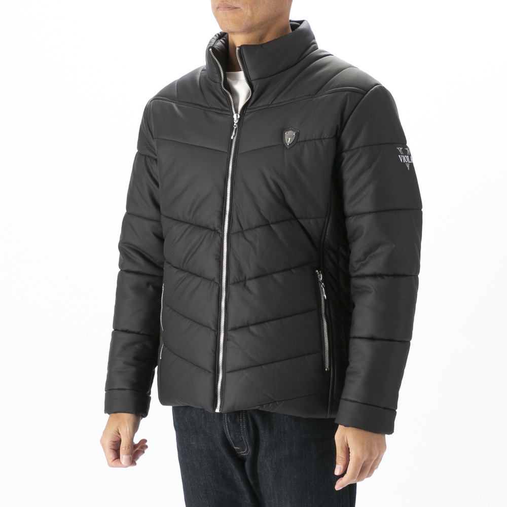 ヴィオラ VIOLA メンズアウター スタンドネック 中綿フルジップ ダウンジャケット Y62103-3-3【FITHOUSE ONLINE SHOP】