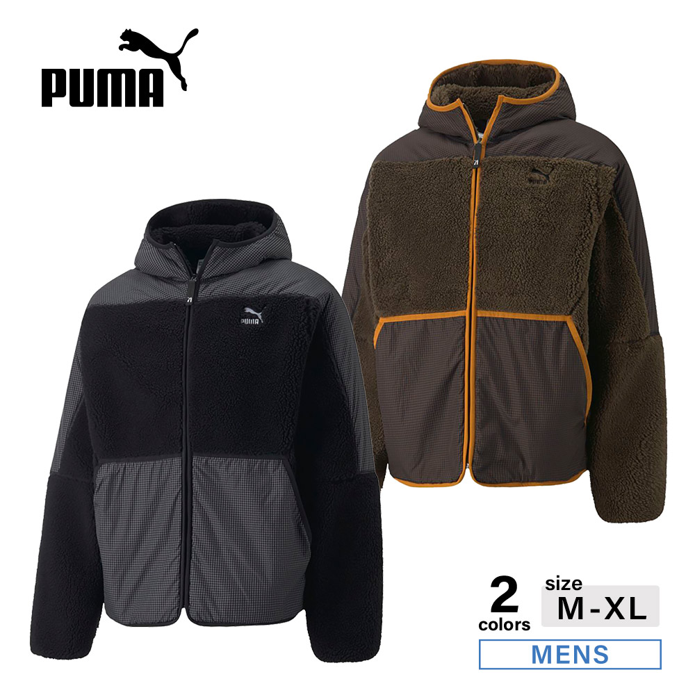 プーマ PUMA メンズアウター ボア フーディー ジャケット 535577【FITHOUSE ONLINE SHOP】